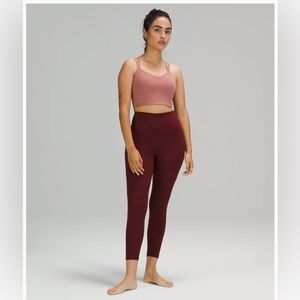 Lululemon Align High-Rise Pant with Pockets 25”(7/8) - size 6, Red Merlot